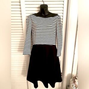 Kate Spade Navy & White Selma Dress